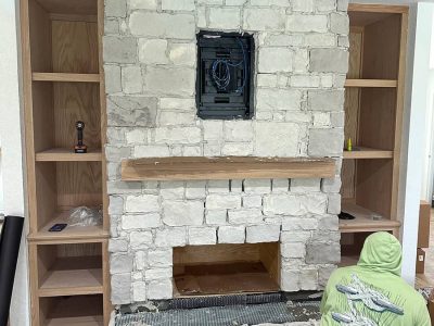 Indoor Fireplace Installation